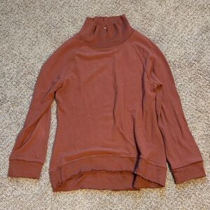 Z Supply Rust Turtleneck Sweater
